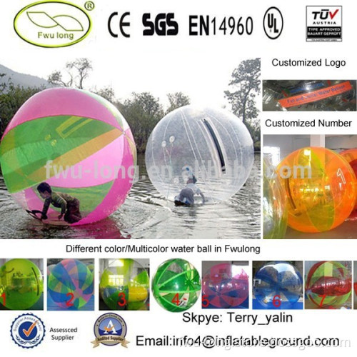 Factory price inflatable hamster water ball